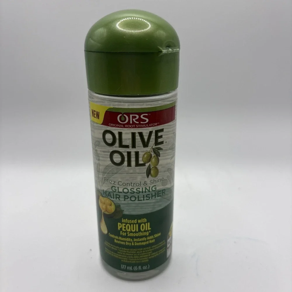 ORS Olive Oil Frizz Control Shine Glossing Hair Polisher 6oz Pequi‎ Oil New